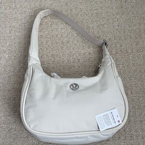 Lululemon Athletica White Opal Mini  Shoulder Bag Euc